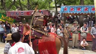 楠公武者行列　on　2018-5-26　その12　湊川神社を出発する特別三役