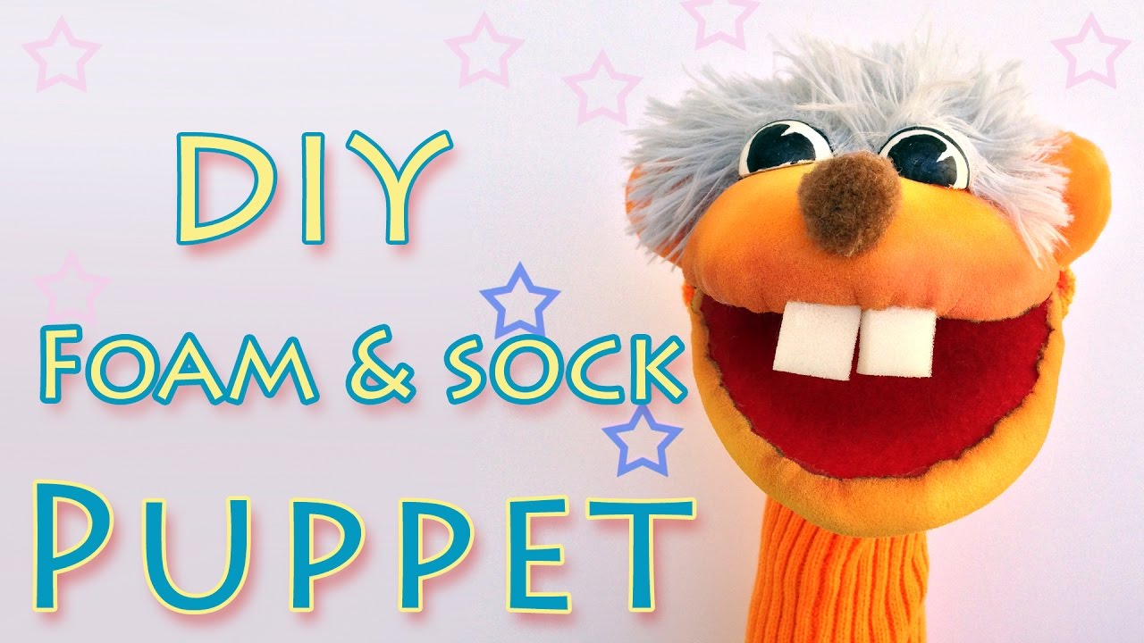 DIY Puppets - Foam And Sock Puppet - Ana | DIY Crafts. - YouTube