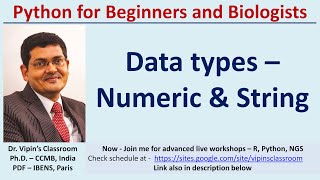 Python Data types - Numeric and string #Python 2