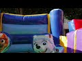 Paw Patrol 4 x 5 mts cubo rampa, brincolín inflable para niños y niñas