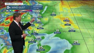 Snow ramps up tonight ahead of a windy, cold and snowy on Wednesday
