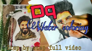 Dq water coloring full video..| Dulquer || fiddle sticks