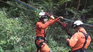 山岳救助訓練を実施しました