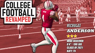 College Football Revamped Road To Glory | High School's Most Underrated WR! | EP.1
