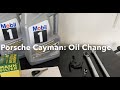 #Porsche #Cayman: Oil Change DIY $495 at the dealership... SAVE MONEY!