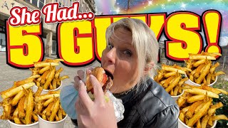She's Had Five Guys and a $hit Load of Fries!