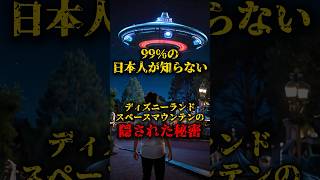 99%の日本人が知らない、ディズニーランド、スペースマウンテンの隠された秘密 #都市伝説 #怖い話 #雑談 #ディズニー #shorts