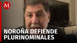 Fernández Noroña defiende la figura de la representación proporcional