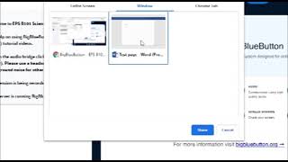 How to share screen in Big Blue Button (Pwani University Elearning platform)