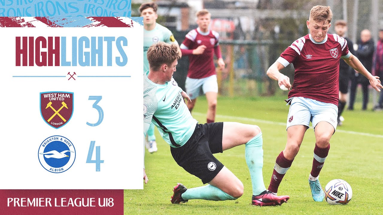 West Ham 3-4 Brighton | 7 Goal Thriller Ends In Defeat | U18 Premier ...