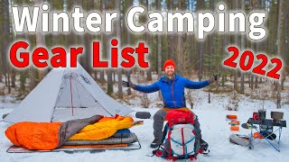 2022 WINTER CAMPING GEAR LIST // And Have Fun Doing It!
