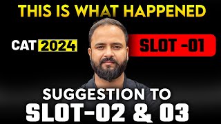 CAT 2024 SLOT - 01 REVIEW by Raman Tiwari with Suggestions for Slot 02 \u0026 03