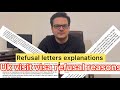 UK visit visa refusal reasons | Explanation from different refusal letters | Informative vlog