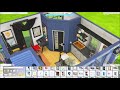 modern micro home the sims 4 speed build