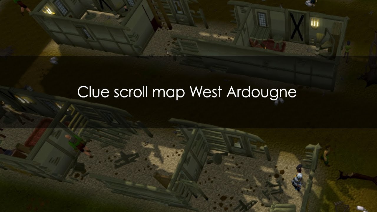 Runescape Hard Clue Scroll Map West Ardougne. - YouTube