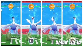 【ポケモンＧＯ】ルギア4人でクリア！Lugia 4man