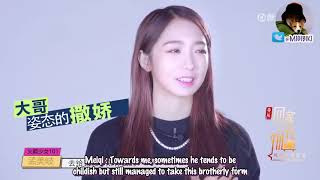 [CUT[ Meiqi interview for 回家的礼物 eng sub