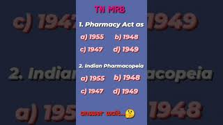 TN MRB PHARMACIST EXAM QUESTIONS AND ANSWER