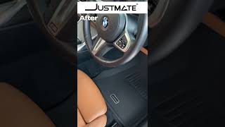 Before and After รีวิวติดตั้งพรมปูพื้นรถยนต์Justmate BMW Series 3 (G28) #jm #พรมปูพื้นรถยนต์