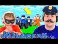 Roblox Jailbreak! Escaping Prison and Running From Police | Kin Tin Plays