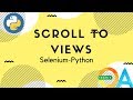 Python Selenium: How to scroll the page with selenium?