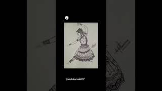 Dancing Girl drawing