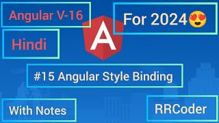 15 Angular Style Binding | RRCoder | #angular #angulartutorial #rrcoder #RRCoder