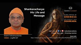 GFO2020: Shankaracharya: His Life and Message by Swami Tattvamayananda