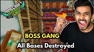 @UjjwalGamer destroyed all Boss Gang Bases And Homes|Herobrine Smp|Herobrine Smp Techno Gamerz|