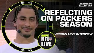 Jordan Love on the Packers’ ‘inconsistent’ season, Josh Jacobs’ WR comments \u0026 more! | NFL Live