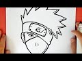 HOW TO DRAW KAKASHI