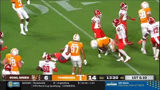 2021 Tennessee vs Bowling Green - every play in 23 minutes