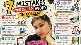 Avoid these 7 college mistakes before they cost you years. 🎓#CollegeLife #CollegeTips#youtube
