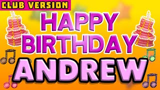 Happy Birthday ANDREW | POP Version 2 | The Perfect POP Birthday Song for ANDREW | CLUB VERSION