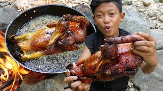 Survival Skills - Cooking duck and eating delicious By ( Kmeng Prey )