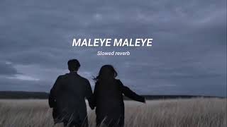 Maleye maleye ( slowed + reverb) salaga |A1X