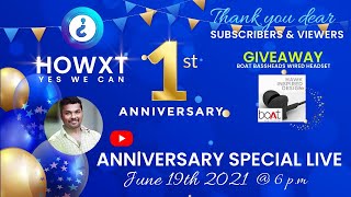 1st Year Anniversary of HowXT | Journey of HowXT