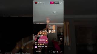 Coi Leray dancing and twerking on IG live