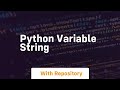 python variable string
