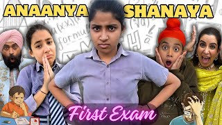 Anaanya \u0026 Shanaya Ka First Exam | RS 1313 VLOGS | Ramneek Singh 1313