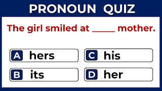 Pronoun Quiz: CAN YOU SCORE 15/15?  #challenge 2