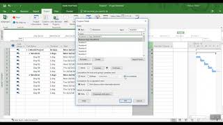 Ms Project Planned Percentage Complete Vs Actual Percentage Complete ...
