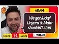 ADAM! LINGARD & MATA Out! Norwich 1-2 Manchester United FanCam