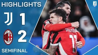 Pulisic leads the comeback to reach Supercoppa final | Juventus 1-2 AC Milan | Highlights