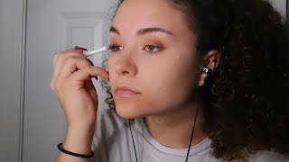 ASMR Doing My Makeup Casually - NO Tapping, NO Talking