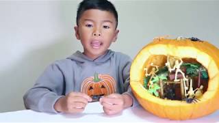 Creative Halloween Pumpkin Carving Ideas - Skeletons & Pirates and Disney Princesses