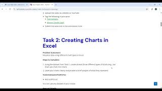 📊 Task 1: Data Entry and Basic Functions in ExcelI have successfully completed