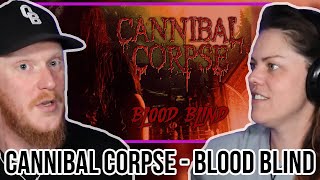 COUPLE React to Cannibal Corpse - Blood Blind | OFFICE BLOKE DAVE
