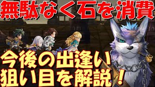 アナザーエデン　無駄なくクロノスの石を出逢いで消費しよう！今後の出逢いで引くべきキャラを解説！【Another Eden】