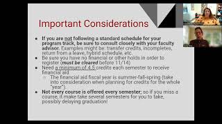 Fall Advising and Course Registration Planning